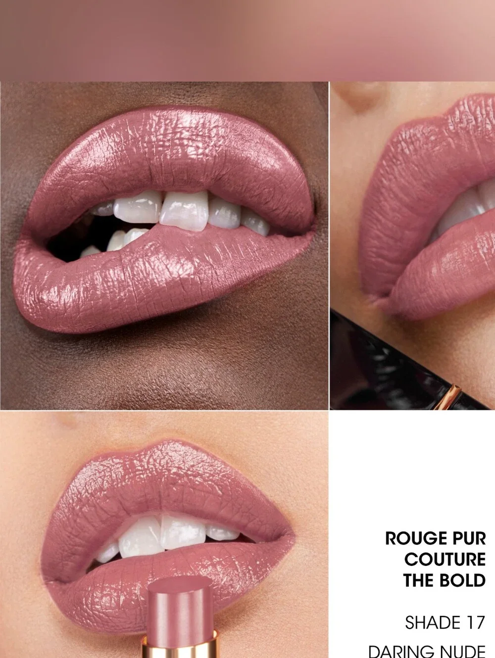 Yves Saint Laurent Rouge Pur Couture - The Bold Lipstick in #17 Daring Nude